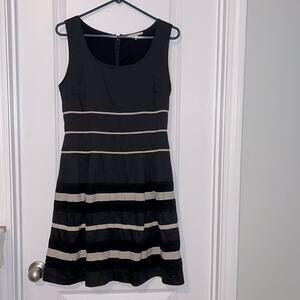 41 Hawthorn Black and Cream Dress